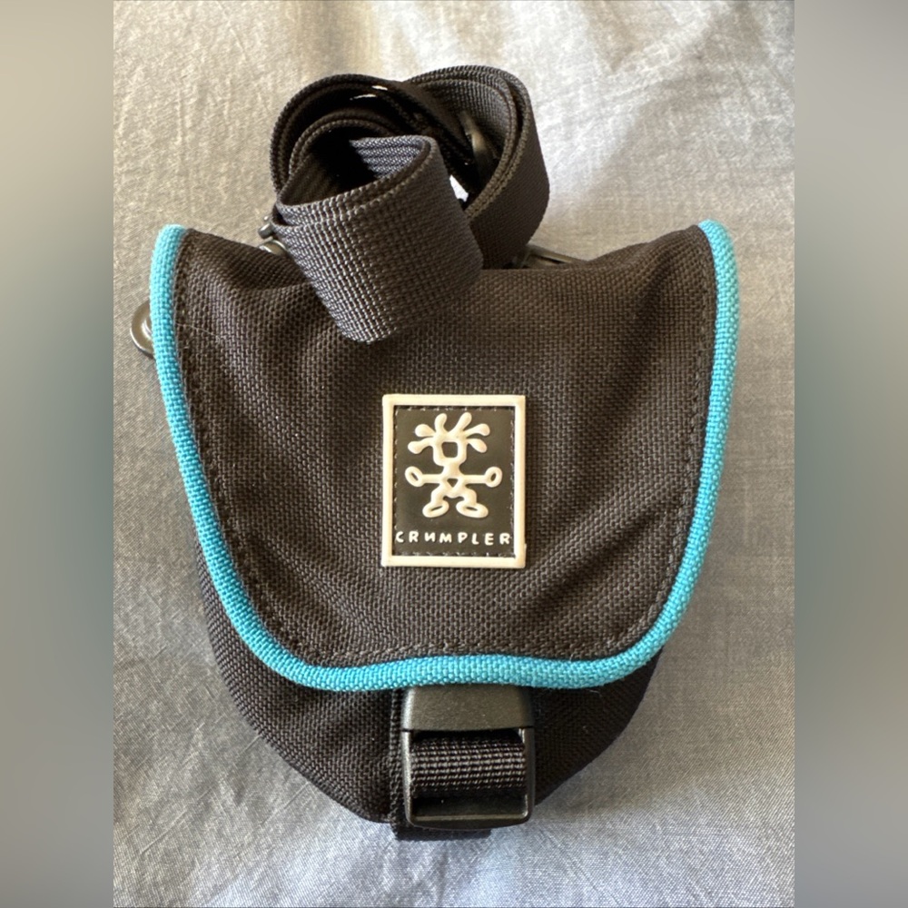 Black and Blue Crossbody Bag